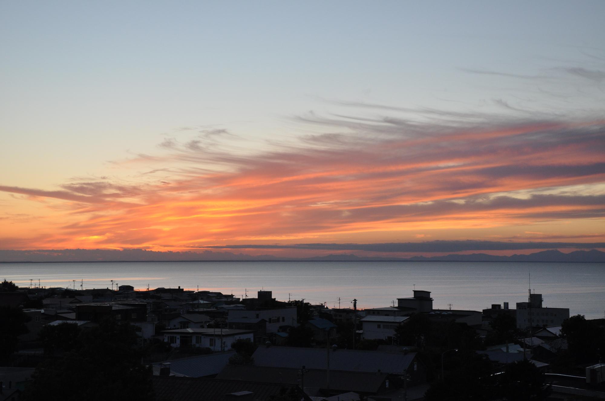 夕焼けの画像