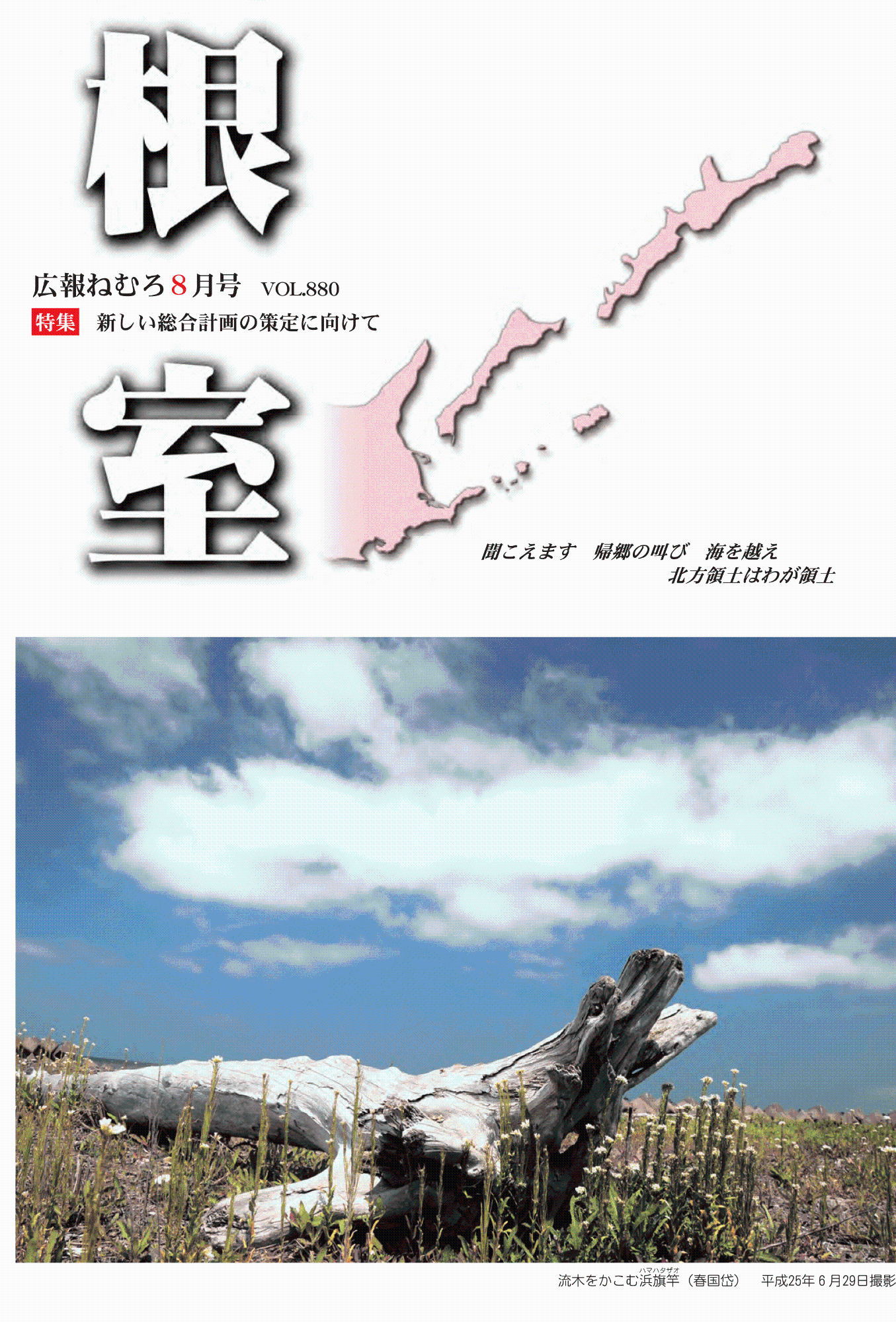 平成25年8月の広報の表紙