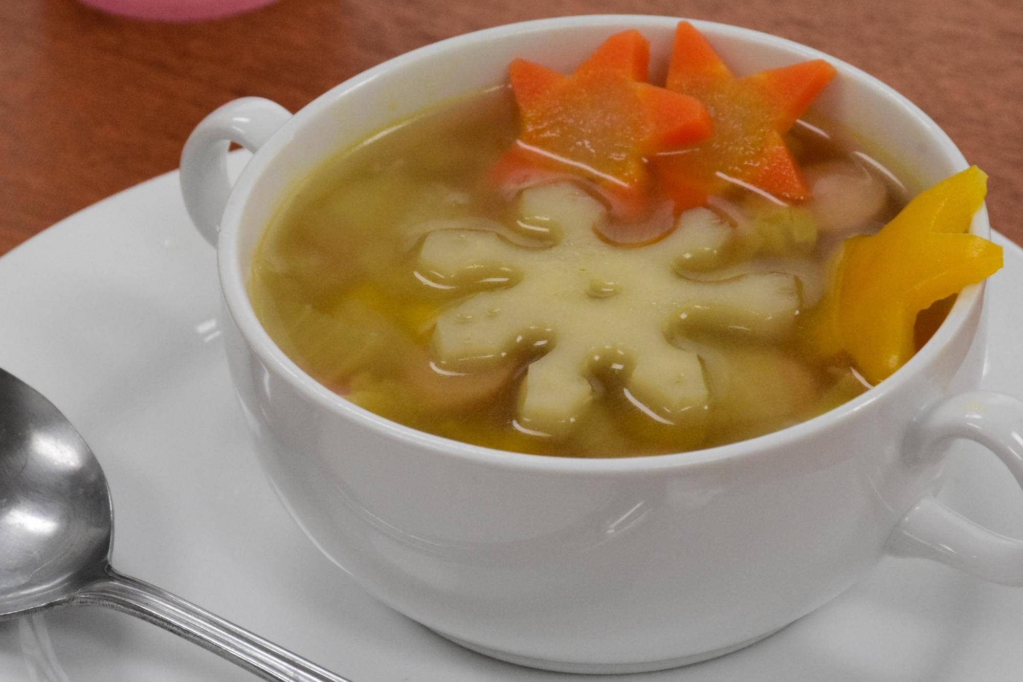 もぐもぐ野菜スープの写真