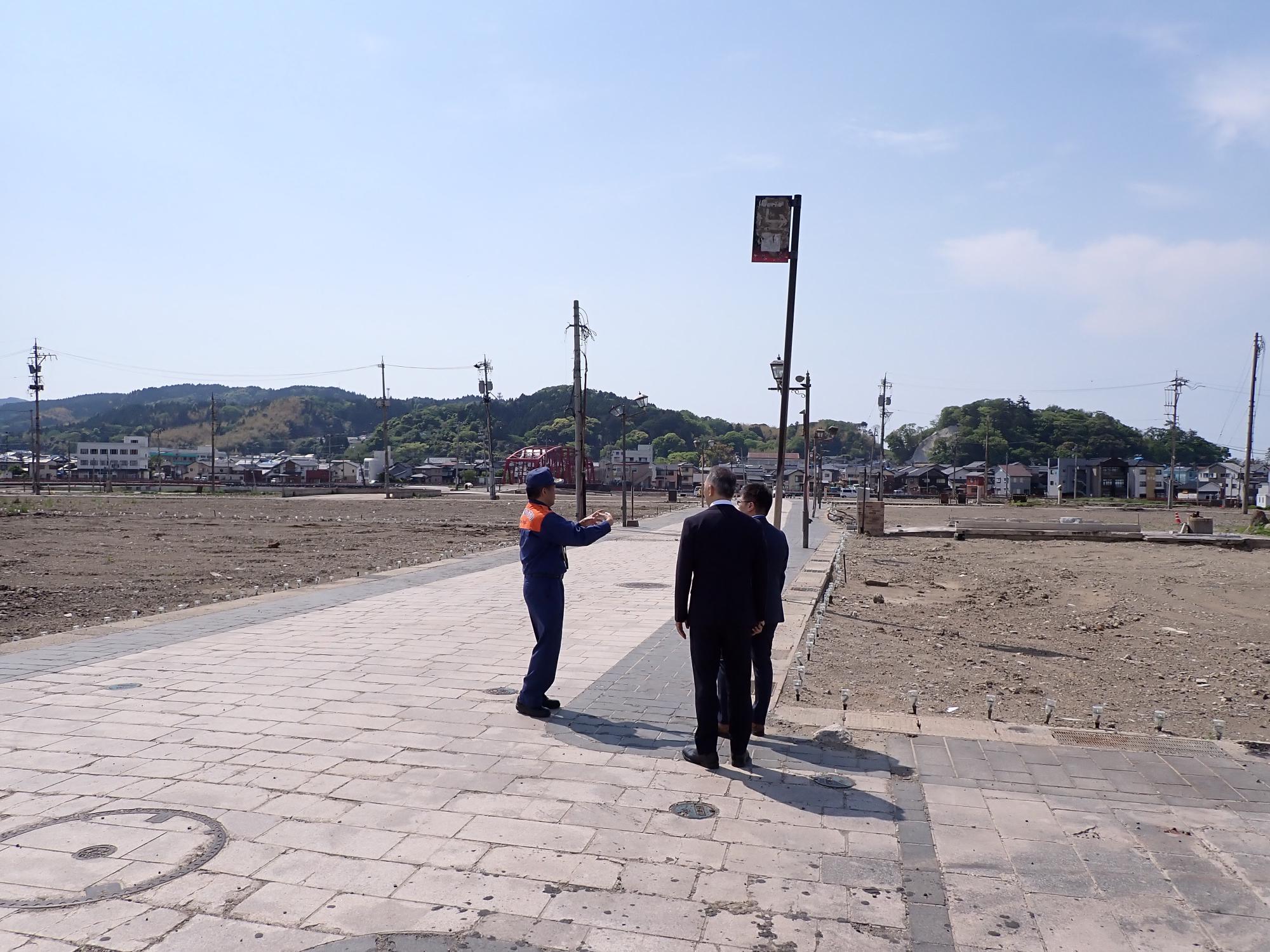 輪島市大規模火災現場