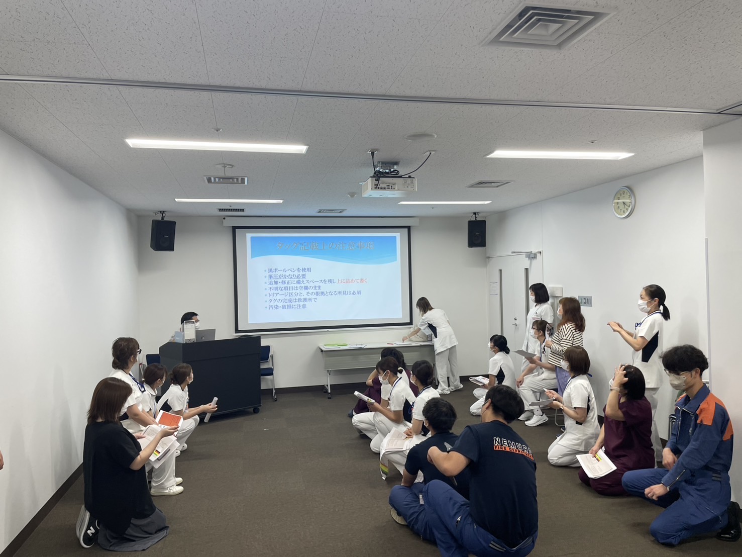 座学訓練の様子