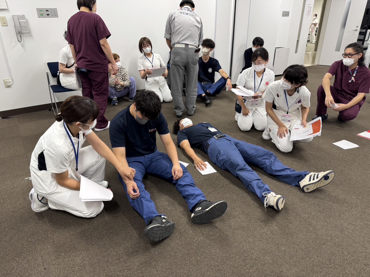 実技訓練の様子