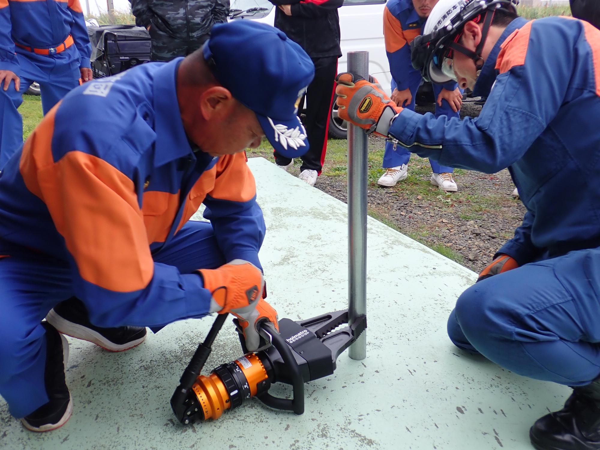 油圧器具の取り扱い