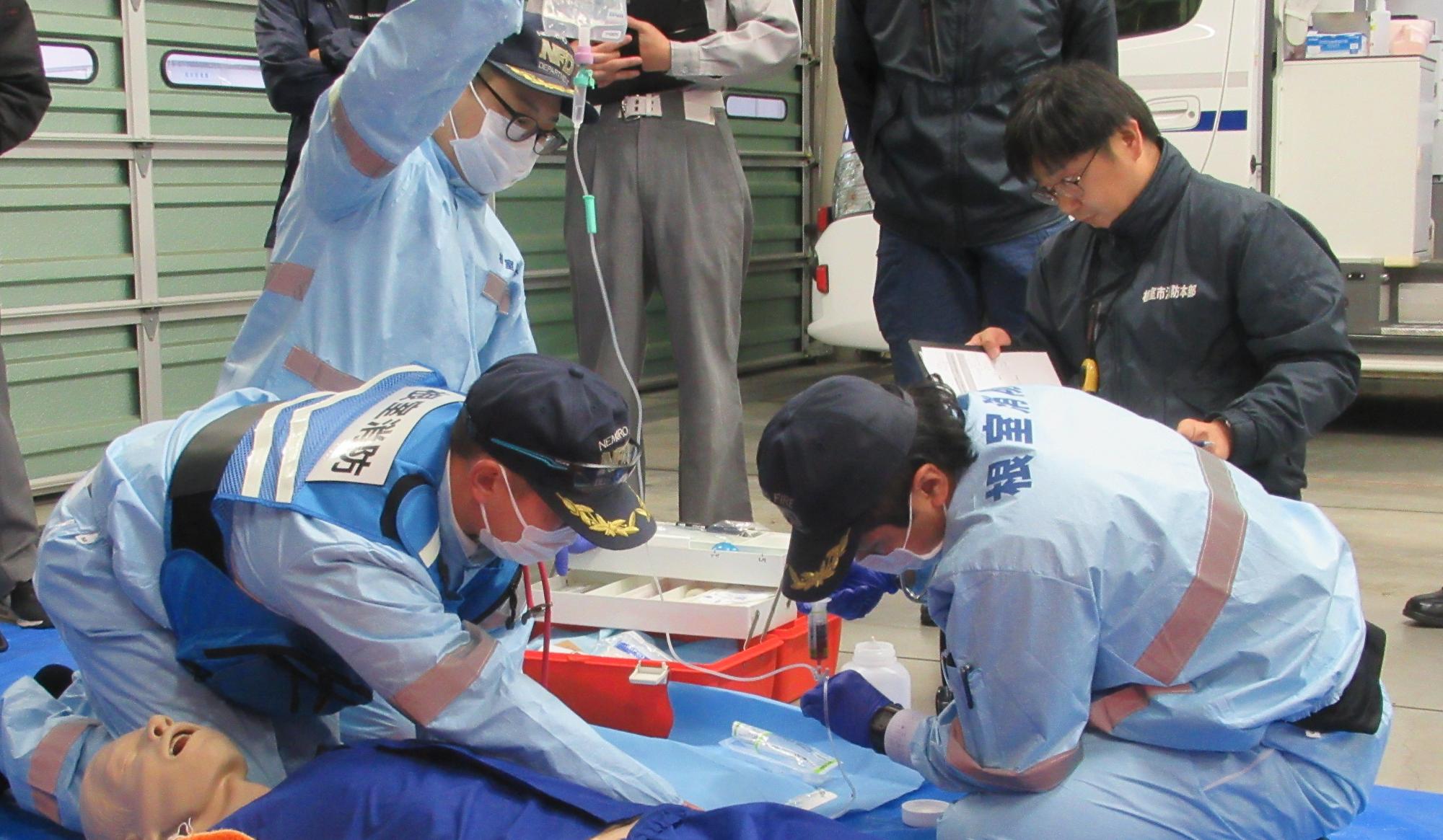 訓練の中の様子