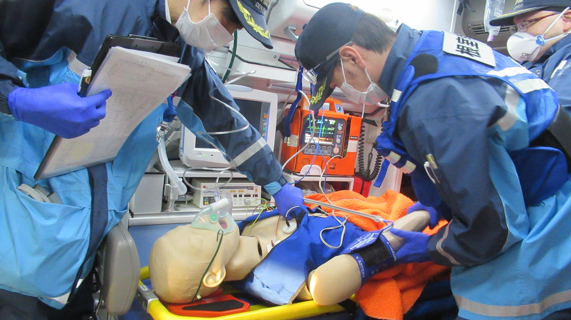 救急訓練の様子3