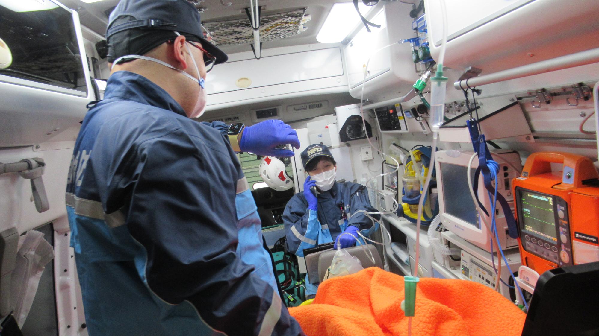 救急訓練の様子4