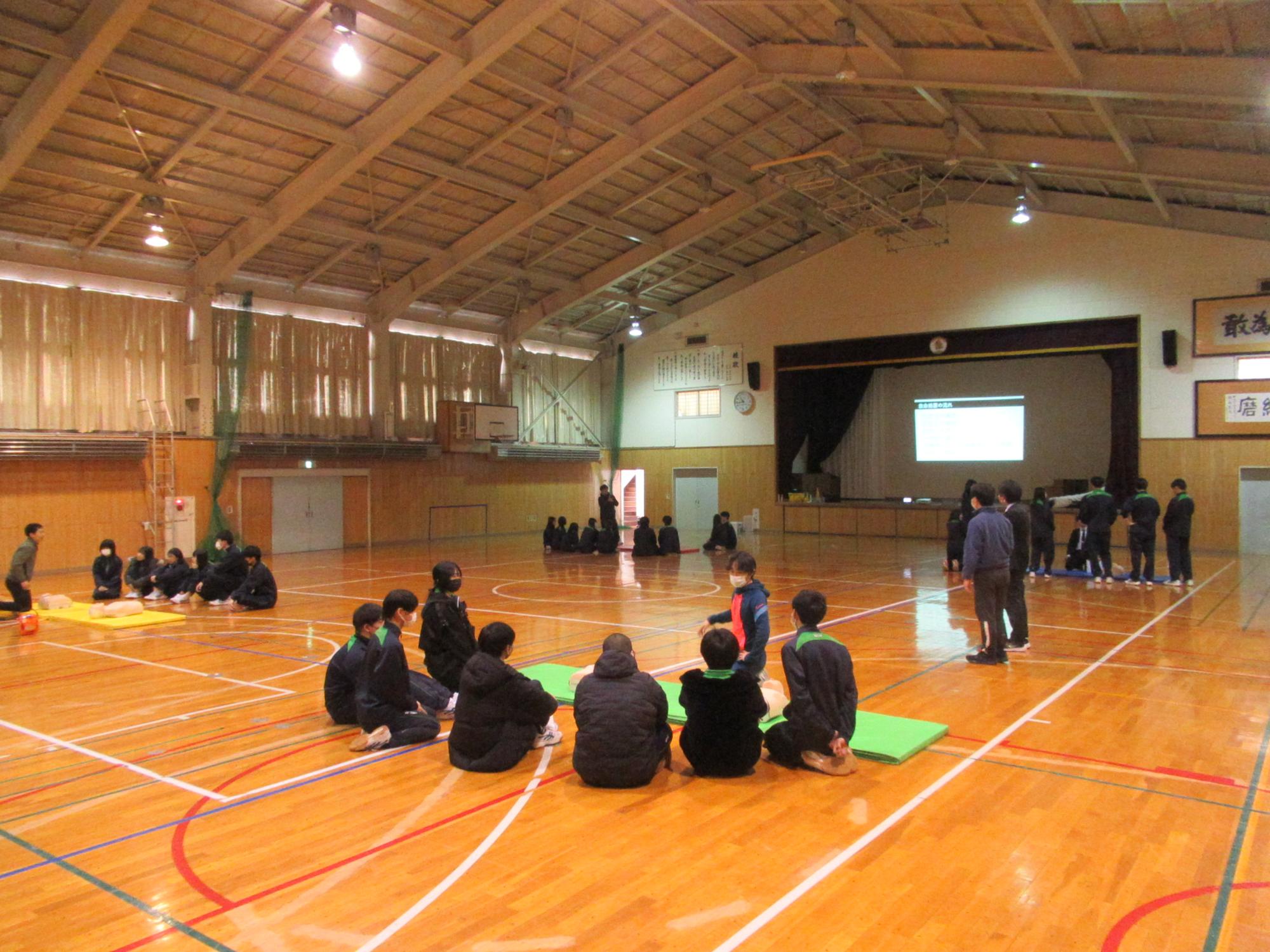 普通救命講習の様子