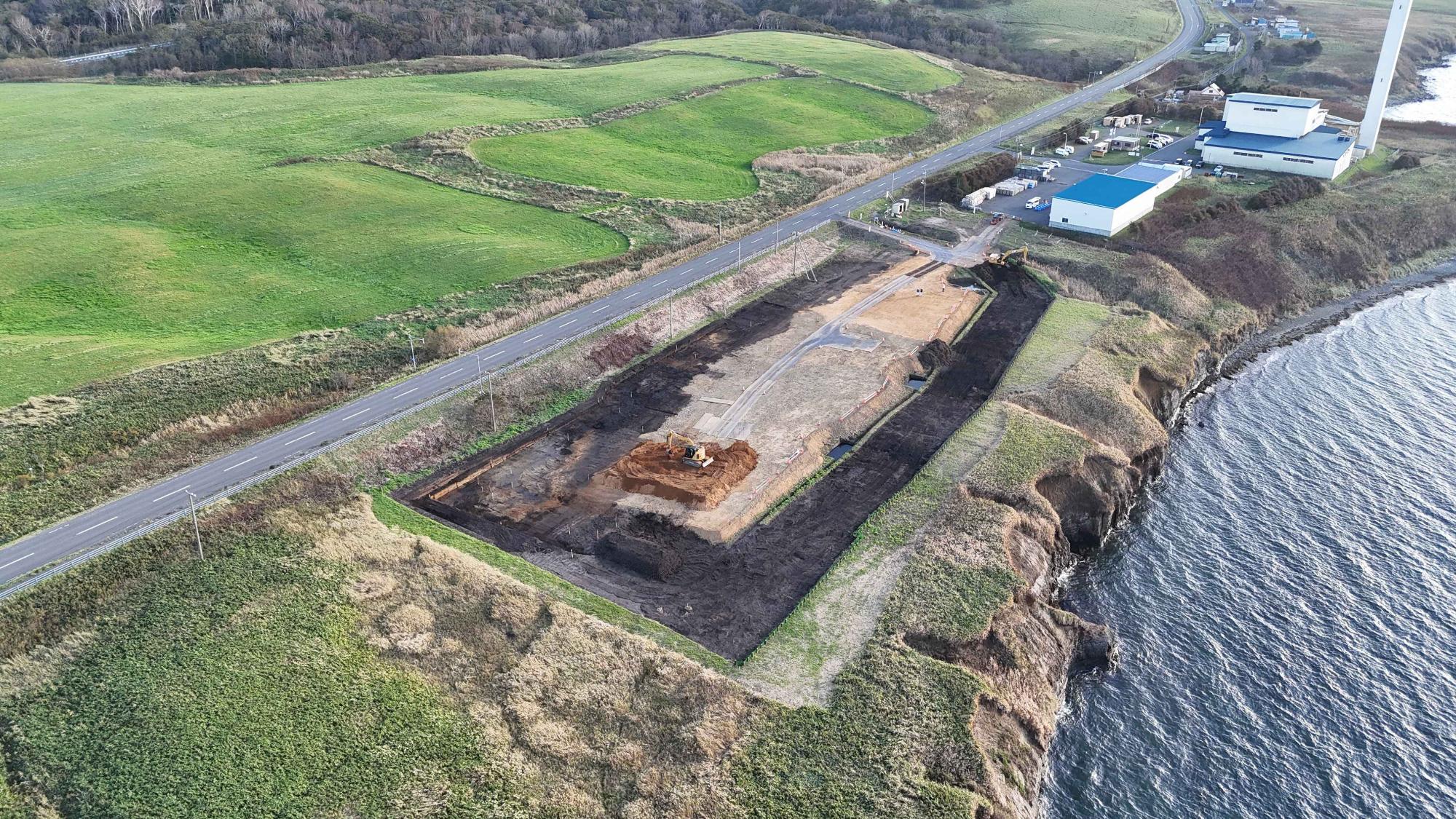 工事状況（北側より撮影）9月