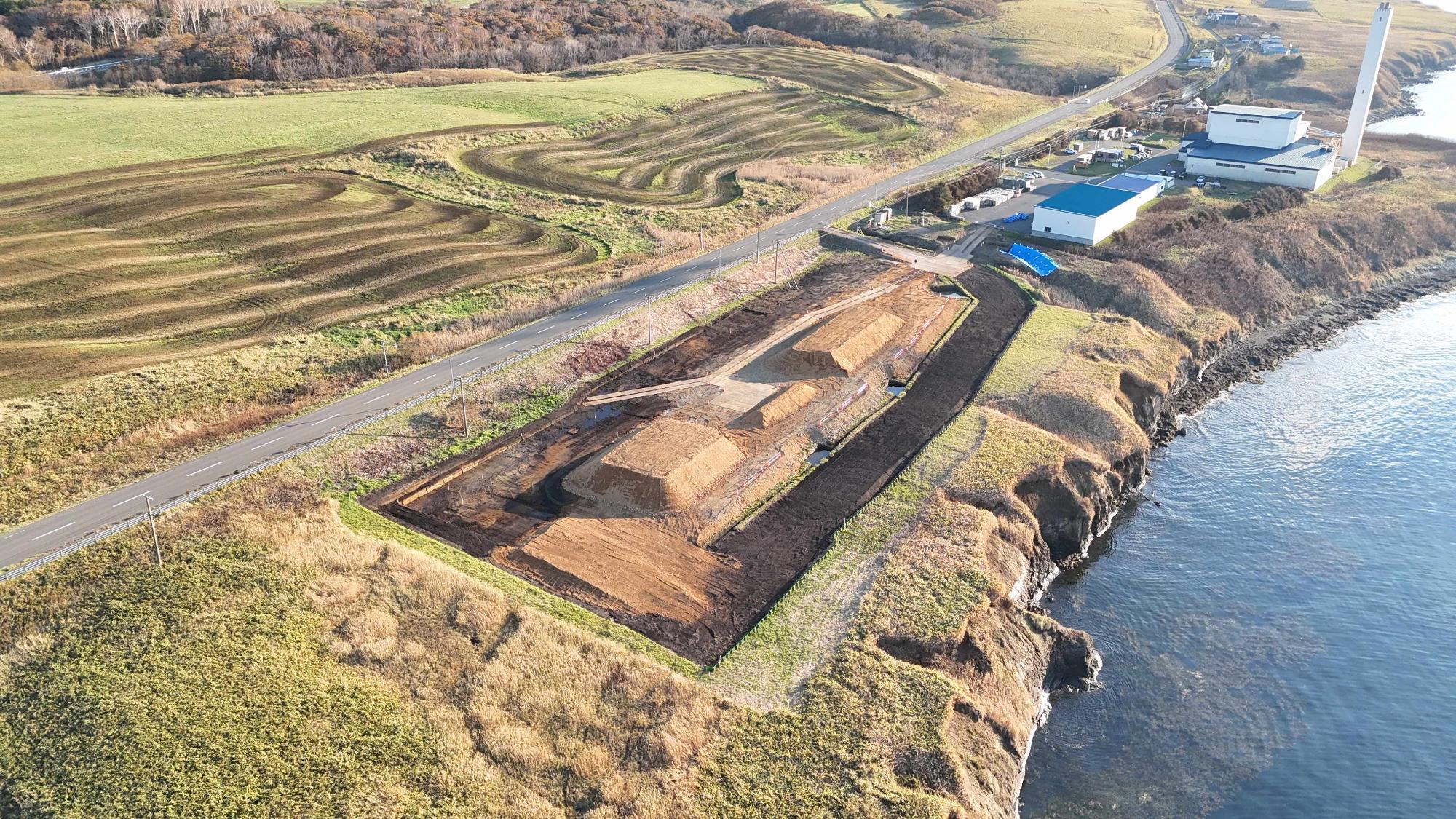 工事状況（北側より撮影）10月