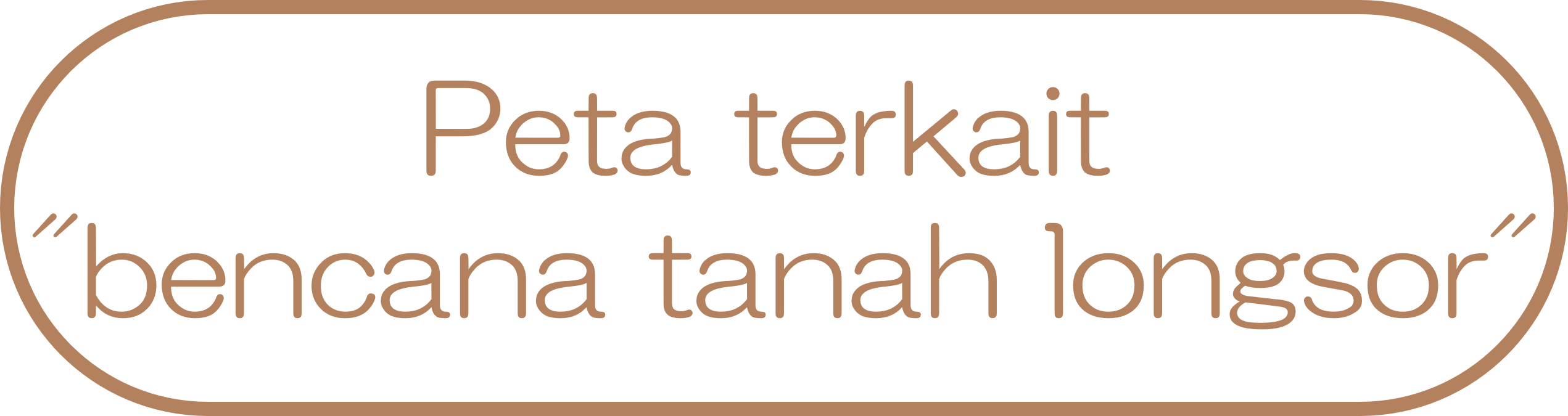 Peta terkait "bencana tanah longsor"